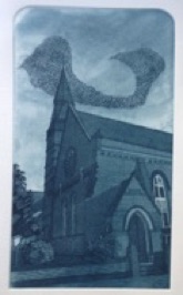Unitarian Church Scarborough etching