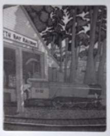 Scarborough North Bay Railway etching